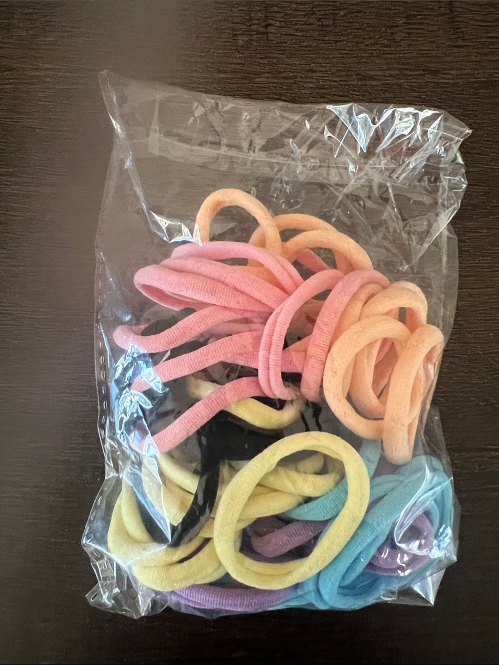 Kids Elastic Hair Tie Set - Pastel Multi-Color